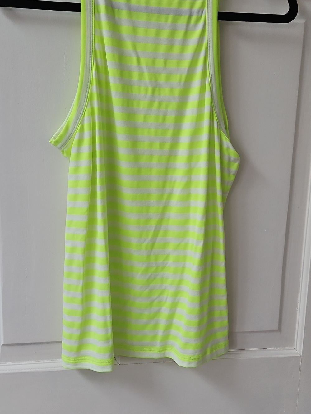 LNA Neon Yellow Stripe Racerback Tank - Picture 3 of 3
